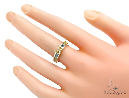 Multi Color Diamond Semi Mount Ring 41584 - Image 7