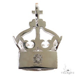 Multi Color Sapphire and Diamond Crown Pendant 68895 - Image 4