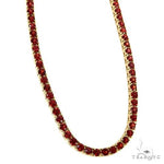 Red Sapphire Tennis Chain 69031 - Image 2