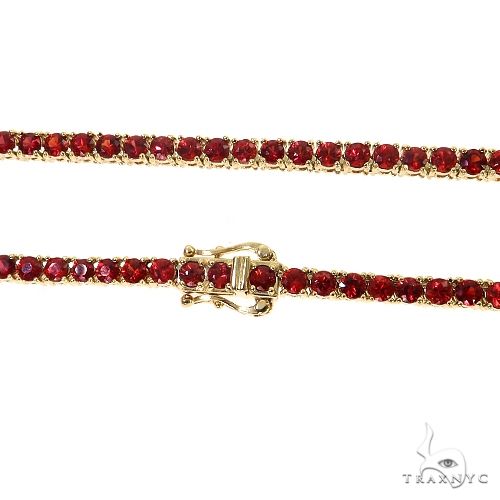 14K Gold tennis chain, 3 mm, photo 5 of 7