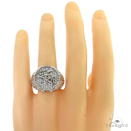 Muslim Motive Jihad Diamond Ring 68579 - Image 6
