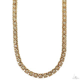 14K Gold Mystic Sparkle Diamond Tennis Chain 69883
