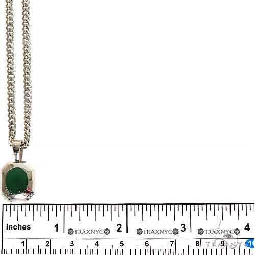 Mystical Meadow Emerald Pendant .925 Silver 69628 - Image 4