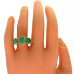 Mystical Meadow Emerald Ring 69623 - Image 6