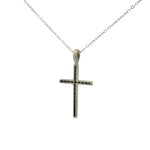 Silver Black Diamond Cross Set 70921 - Image 3