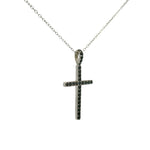 Silver Black Diamond Cross Set 70921 - Image 2