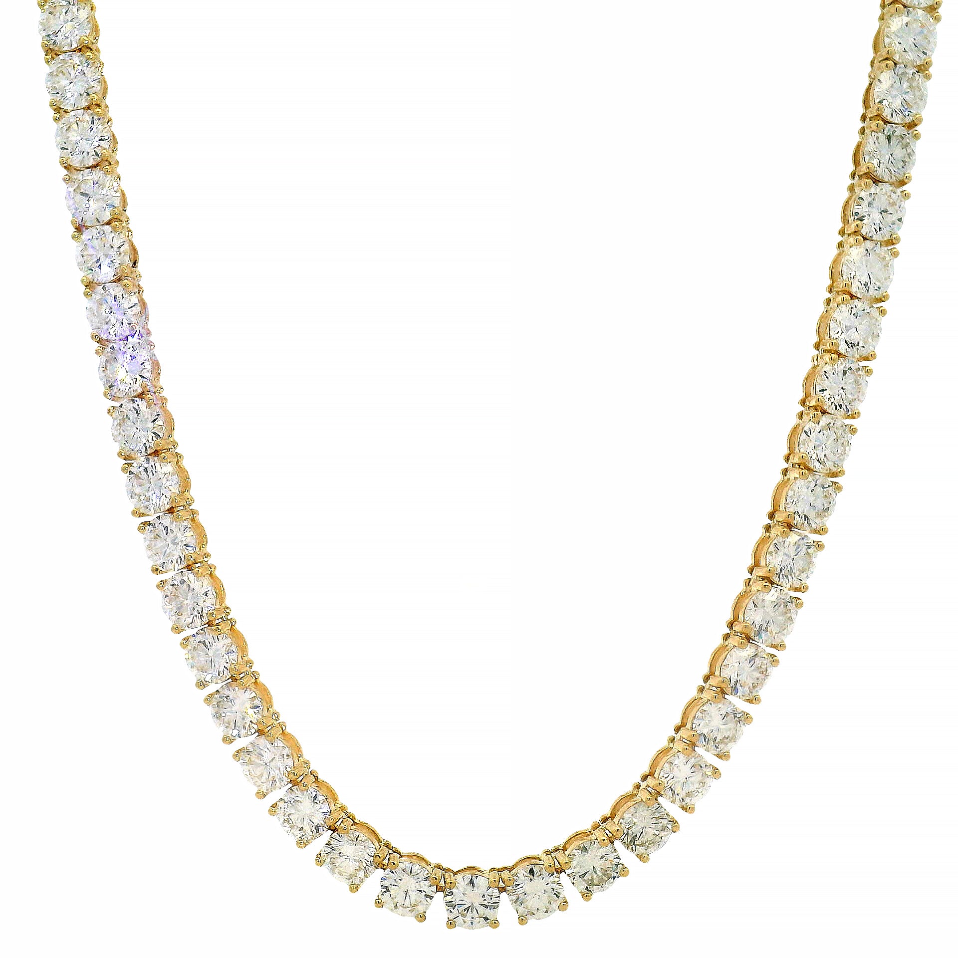 80 Pointer Lab-Grown Diamond Tennis Chain 22 Inches | TraxNYC