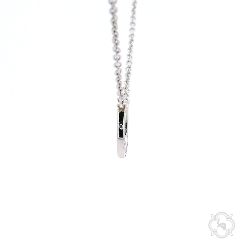 Prong Diamond Horseshoe Necklace 34095