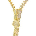 18K Fancy Zipper Necklace 71314