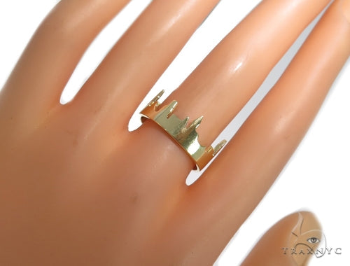 NYC Skyline Yellow Gold Ring 45349 - Image 7