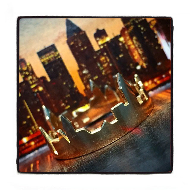 NYC Skyline 14K Yellow Gold Ring, photo 3 of 7