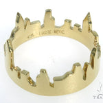 NYC Skyline Yellow Gold Ring 45349 - Image 6