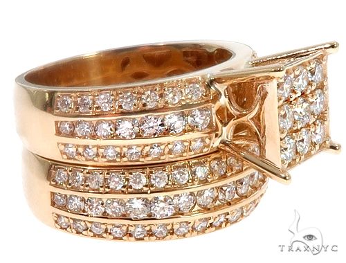 14k Yellow Gold Wedding Set 11242 - Image 4