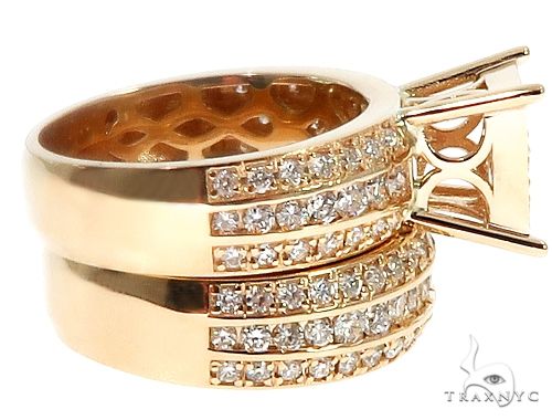 14k Yellow Gold Wedding Set 11242 - Image 5