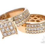 14k Yellow Gold Wedding Set 11242 - Image 6