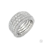 Natural Diamond Eternity 12mm Wide Band 70328 - Image 3