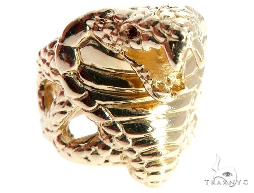 14K Gold Navids Cobra Ring, photo 2 of 14