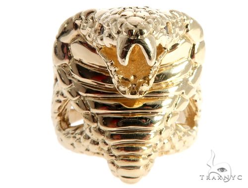 14K Gold Navids Cobra Ring, photo 3 of 14