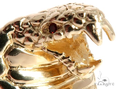 14K Gold Navids Cobra Ring, photo 4 of 14