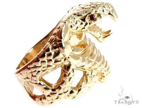 14K Gold Navids Cobra Ring, photo 6 of 14