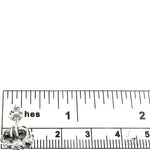 Nigeria Sapphire Flower Earrings 67138 - Image 4