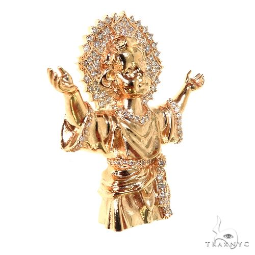 Nino Divino Diamond Jesus Pendant 67656 – TraxNYC