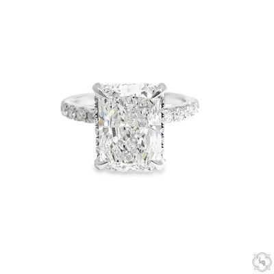 Nova 4ct Radiant Engagement Ring 70590 - Image 1