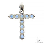 Ocean Blue Sapphire Cross 66978 - Image 4