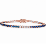 Ocean Breeze Sapphire Bracelet in 14K gold, view 2