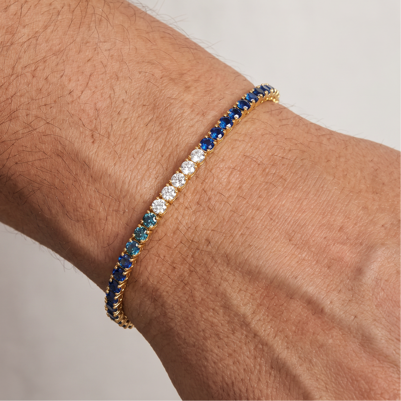 Ocean Breeze Sapphire Bracelet in 14K gold, view 13
