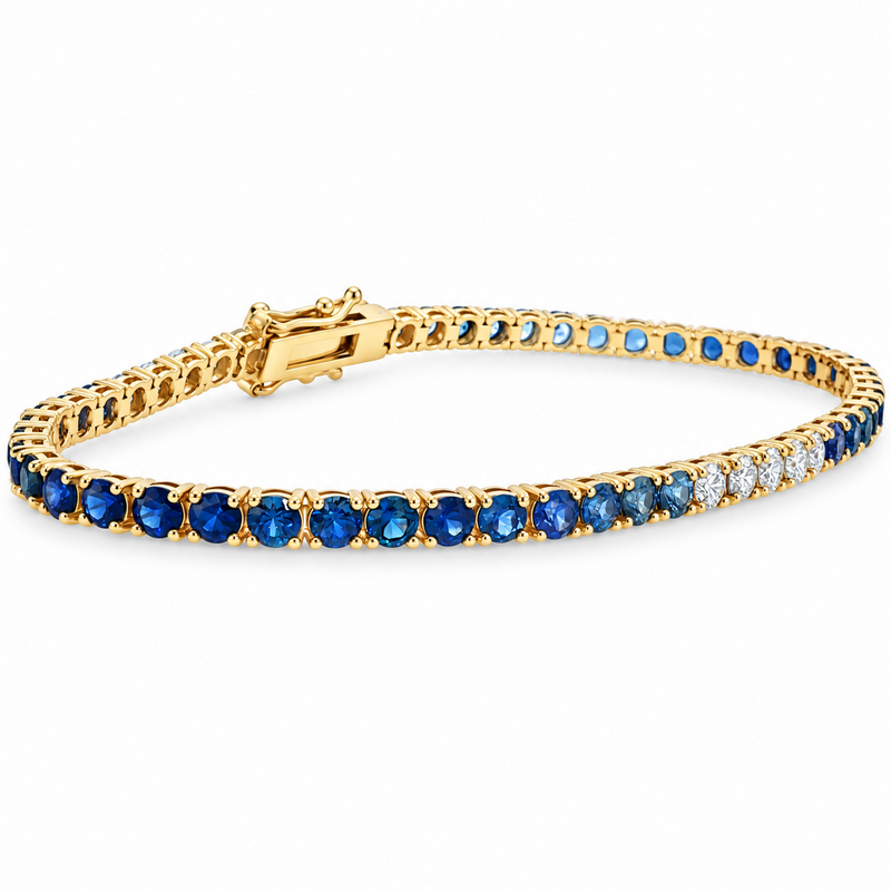 Ocean Breeze Sapphire Bracelet in 14K gold, view 4