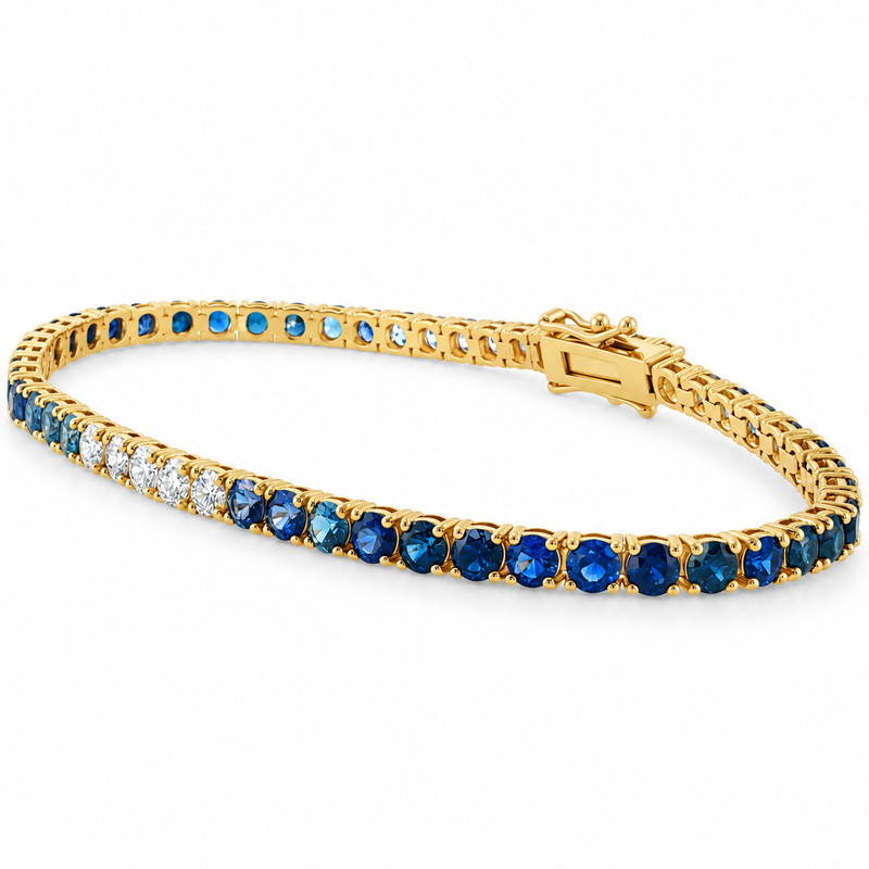 Ocean Breeze Sapphire Bracelet in 14K gold, view 5