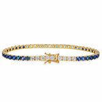 Ocean Breeze Sapphire Bracelet in 14K gold, view 6