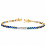 Ocean Breeze Sapphire Bracelet in 14K gold, view 8