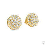 OctaGlow Diamond Cluster Earrings 70410 - Image 2