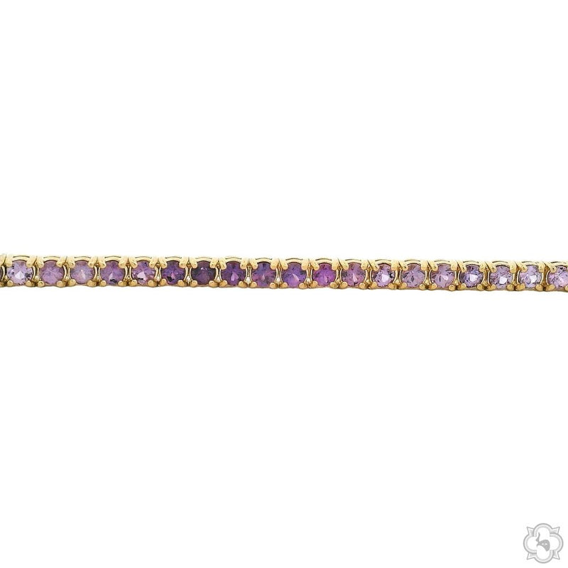Ombre Sapphire Tennis Bracelet 70343 - Image 2