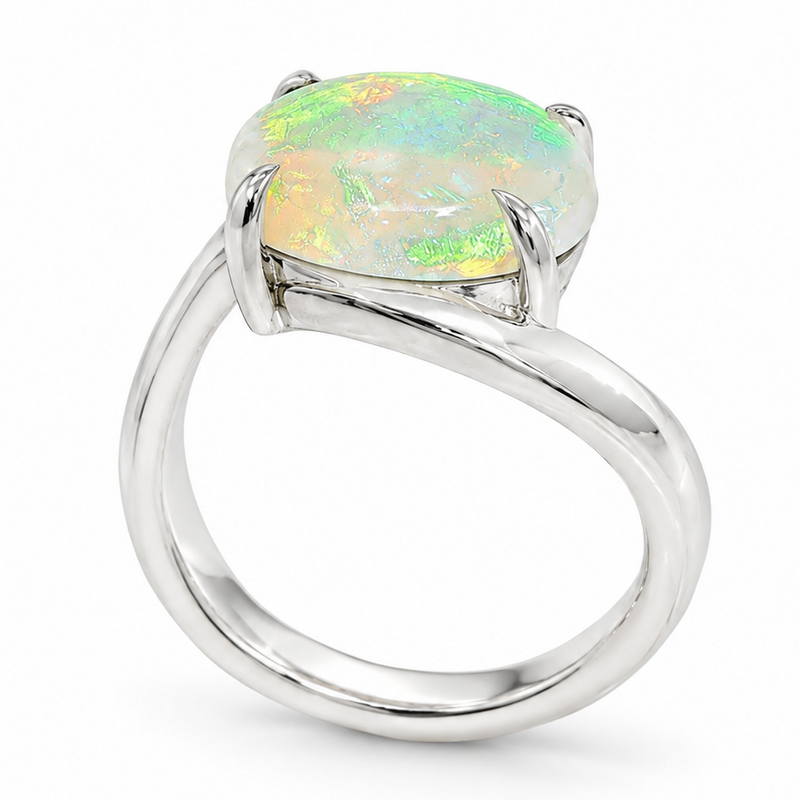 Opal Bypass Pinky Ring 71325