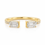 Open Emerald Elegance Ring 71609