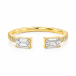 Open Emerald Elegance Ring 71609