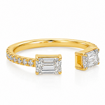 Open Emerald Elegance Ring 71609