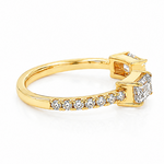 Open Emerald Elegance Ring 71609