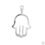 Outline Diamond Hamsa Pendant 70799 - Image 3