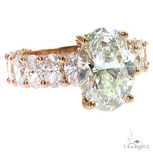 Oval Cut Diamond Engagement Ring 69569 - Image 2