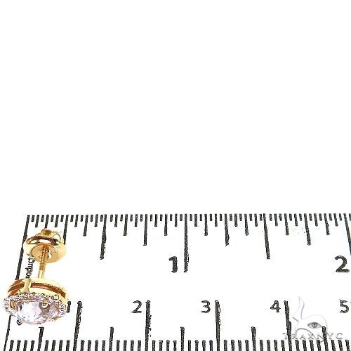 Oval Diamond Earrings 68644 - Image 4