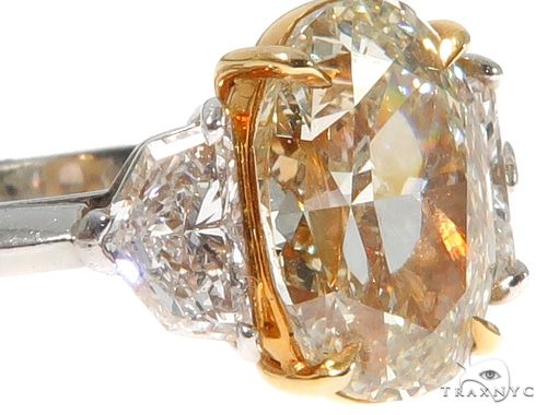Oval Diamond Engagement Ring 64521 - Image 3