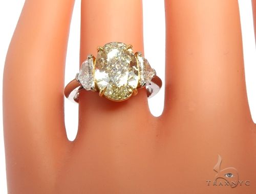 Oval Diamond Engagement Ring 64521 - Image 9