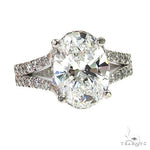Oval Diamond Engagement Ring 68839 - Image 2