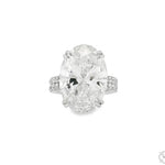 Oval Diamond Engagement Ring 70522 - Image 1