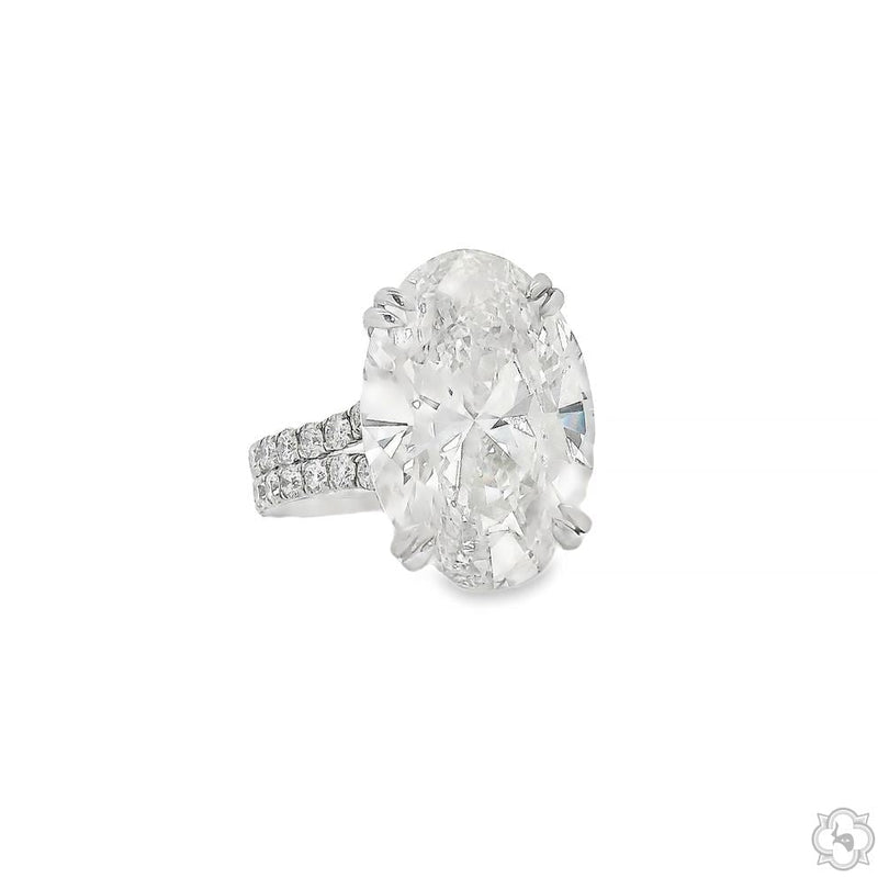 Oval Diamond Engagement Ring 70522 - Image 2