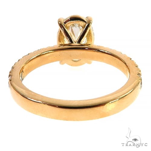 Oval Diamond Engagement Ring (Lab) 69646 - Image 4